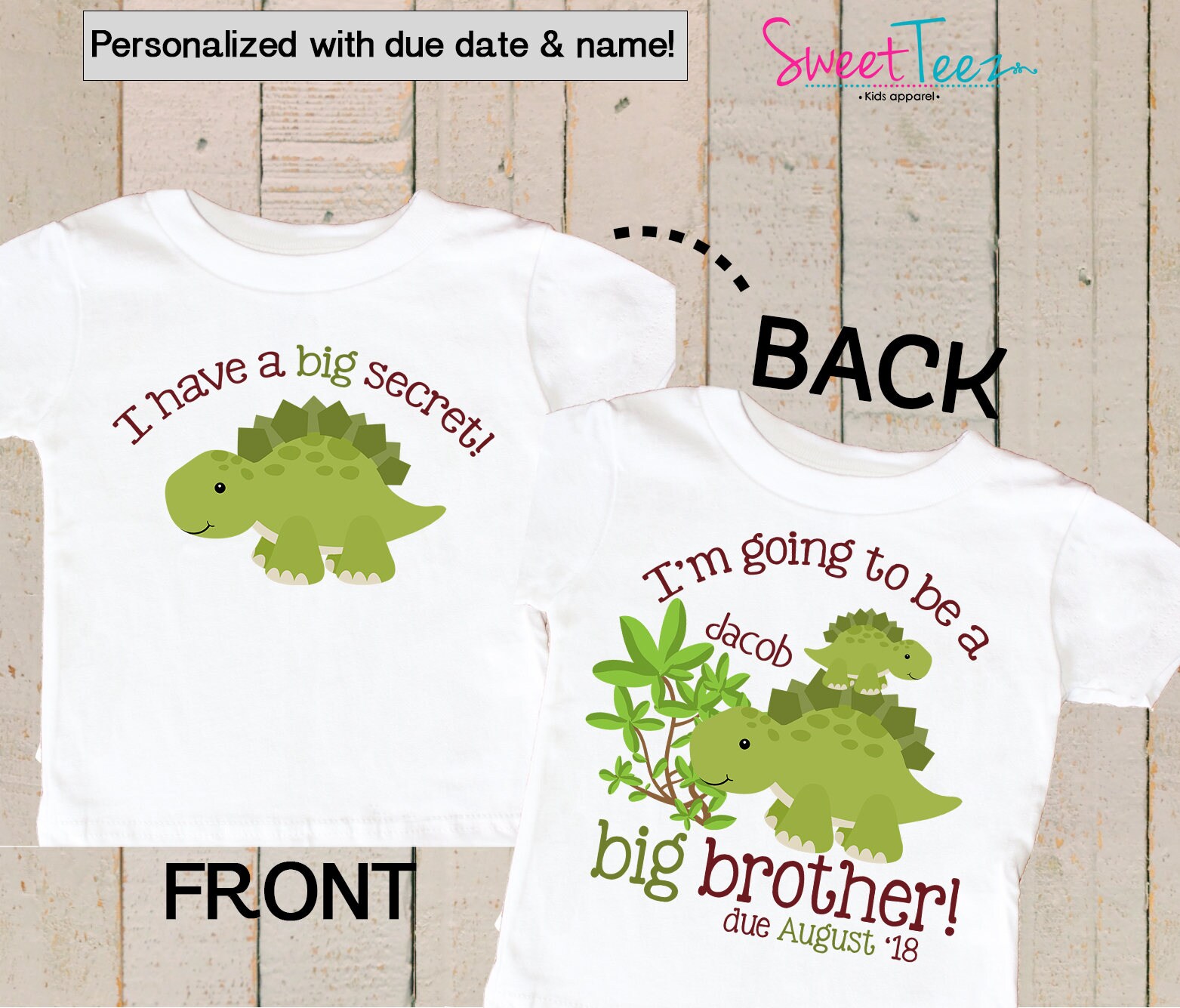 Bigger Brother Dinosaur Apparel Bigger Brother Dinosaur Apparel