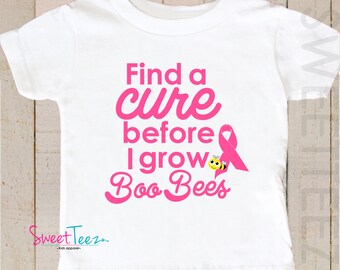 Find a Cure Shirt Breast Cancer Baby Bodysuit Awareness Toddler Shirt