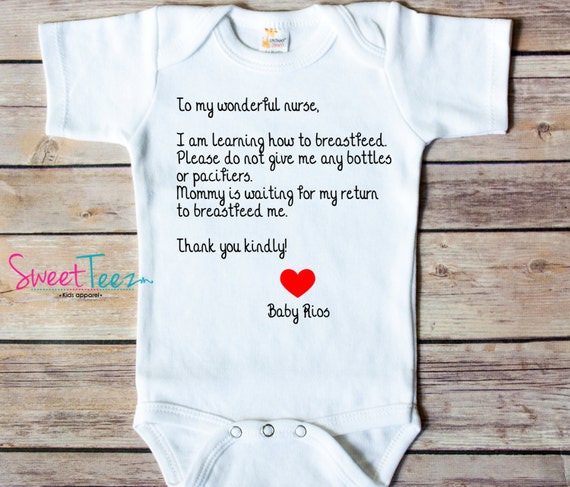 Breastfeeding Shirt New Baby Bodysuit or Shirt Learning to Breastfeed  Awareness Baby Bodysuit Toddler Shirt -  Canada