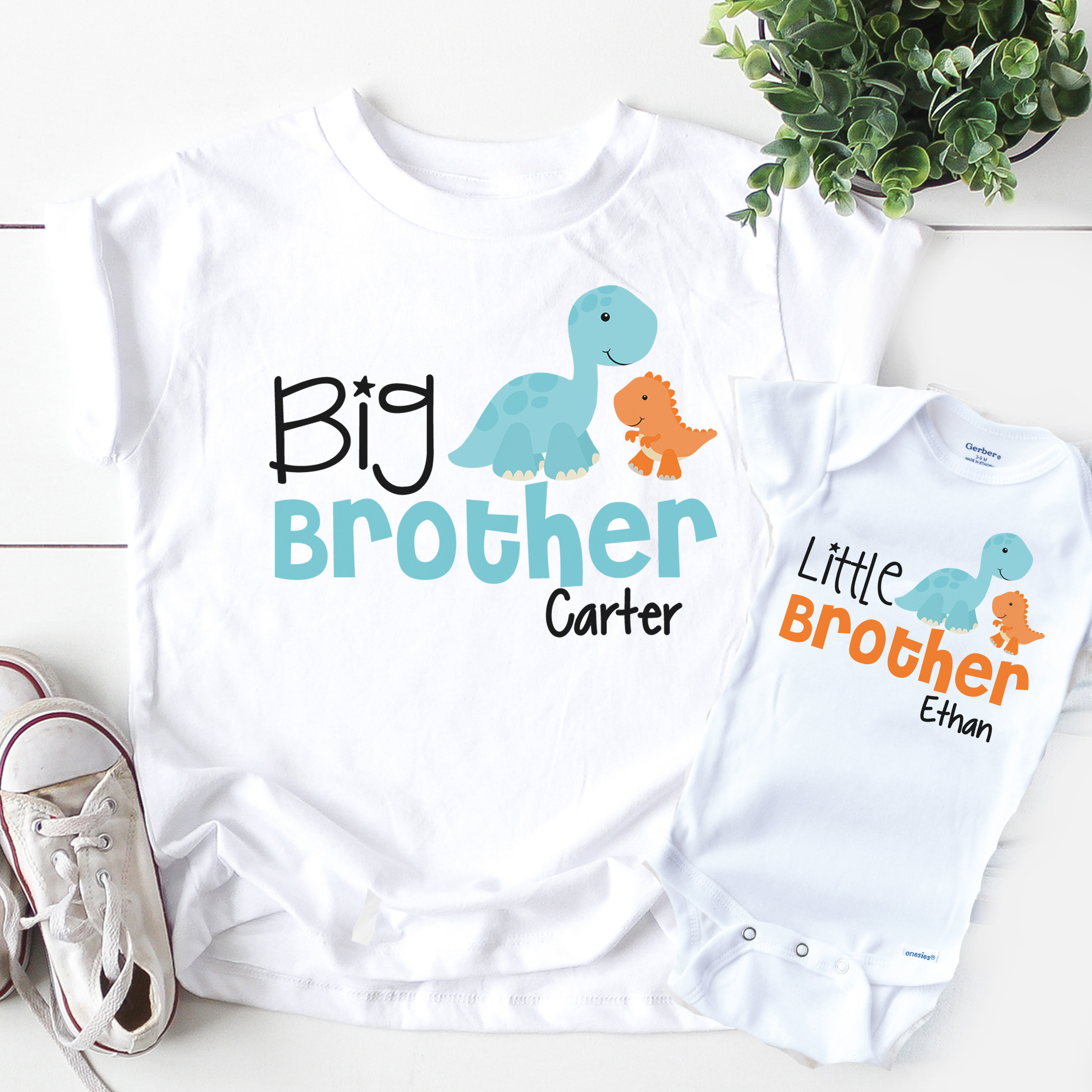 Big Brother Little Brother Shirts Personalized Big Brother picture