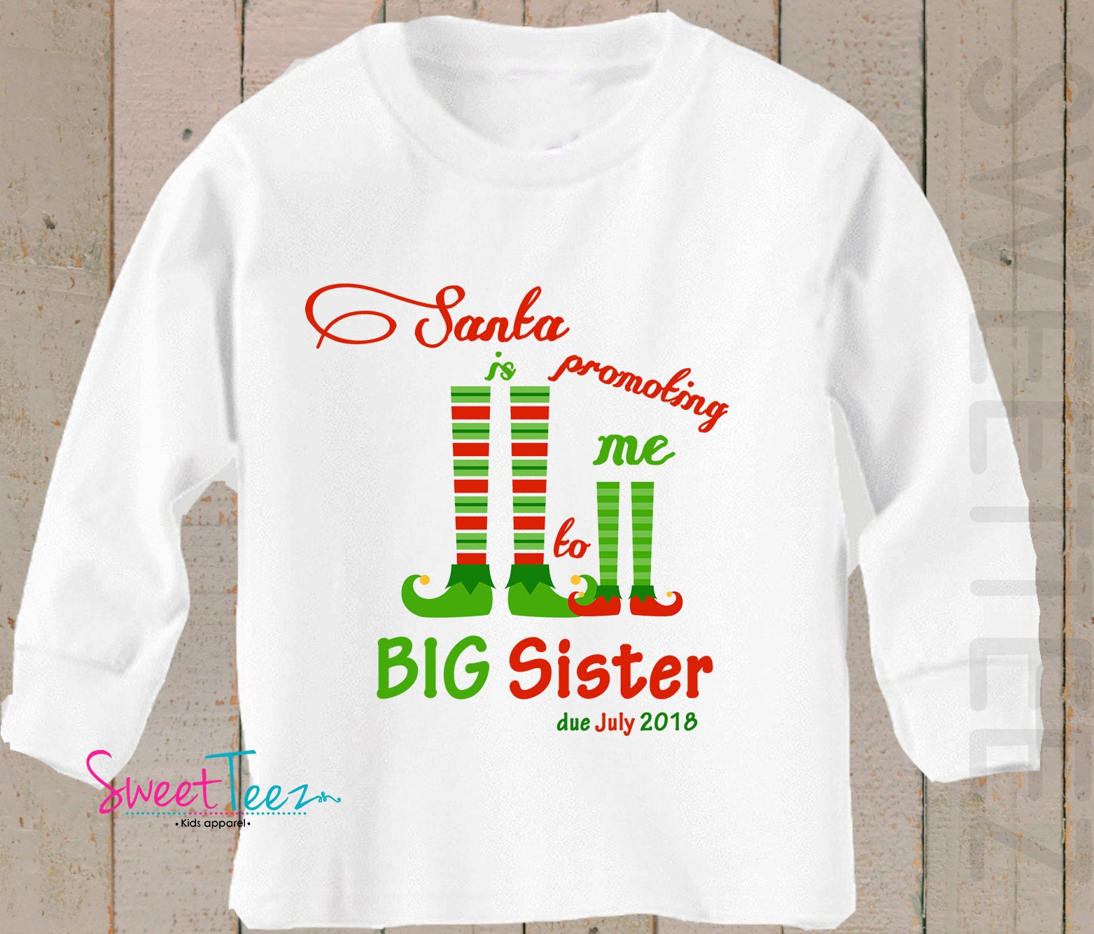 big sister long sleeve shirt