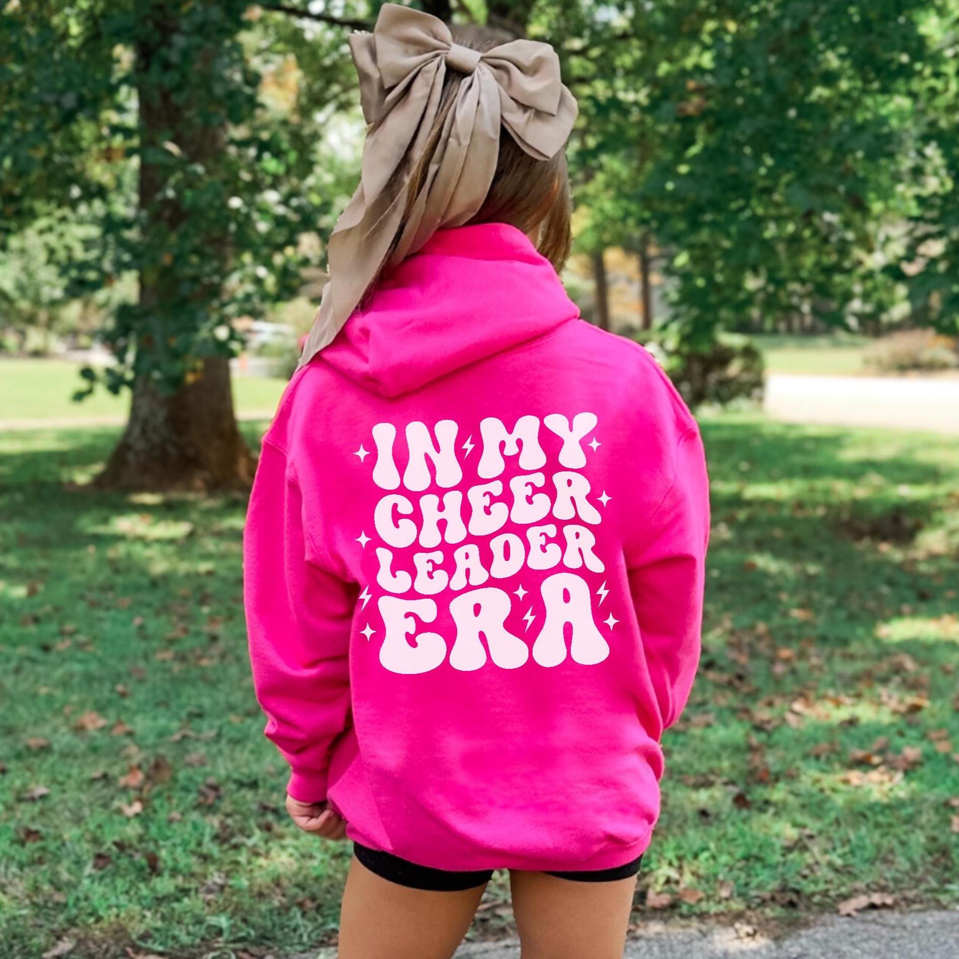 Cheerleader shirt - Girls And  Women's Hoodie - Cheerleading Competition Shirt - Oversized Sweatshirt