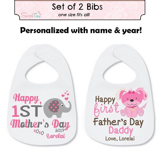 baby's first bibs set