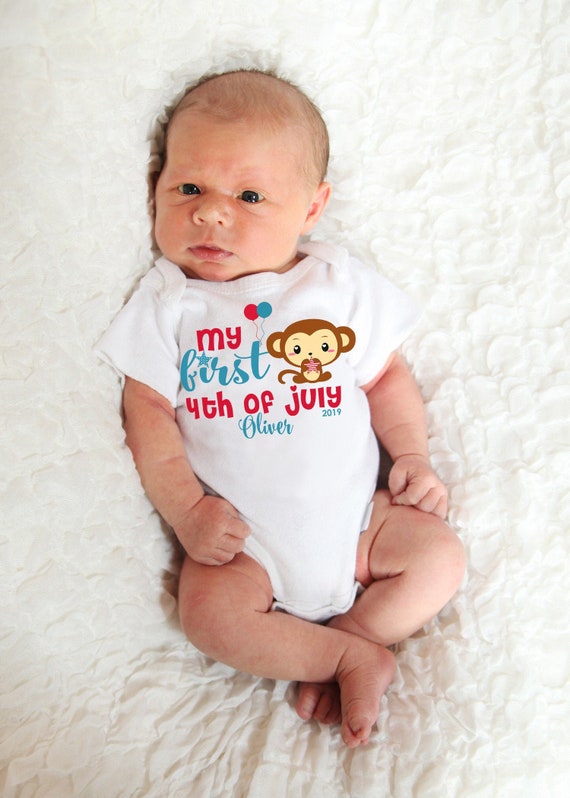 First 4th of july boy Onesie®, My First Fourth Of July Shirt, For Baby, Baby Shower Gift Girl