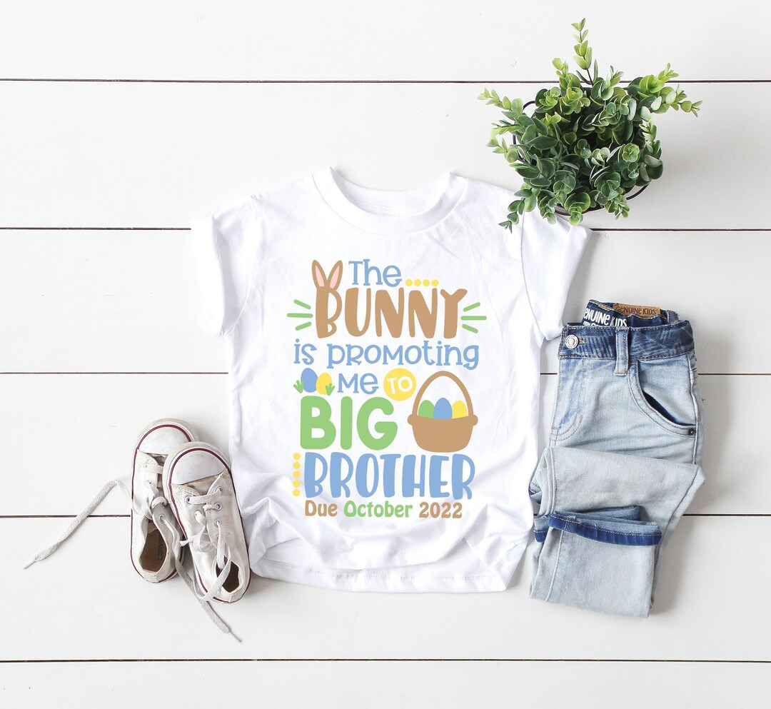 Big Brother Shirt Personalized Big Brother Shirt Easter - Etsy