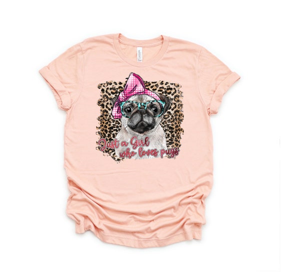 Pug shirts for ladies Clearance