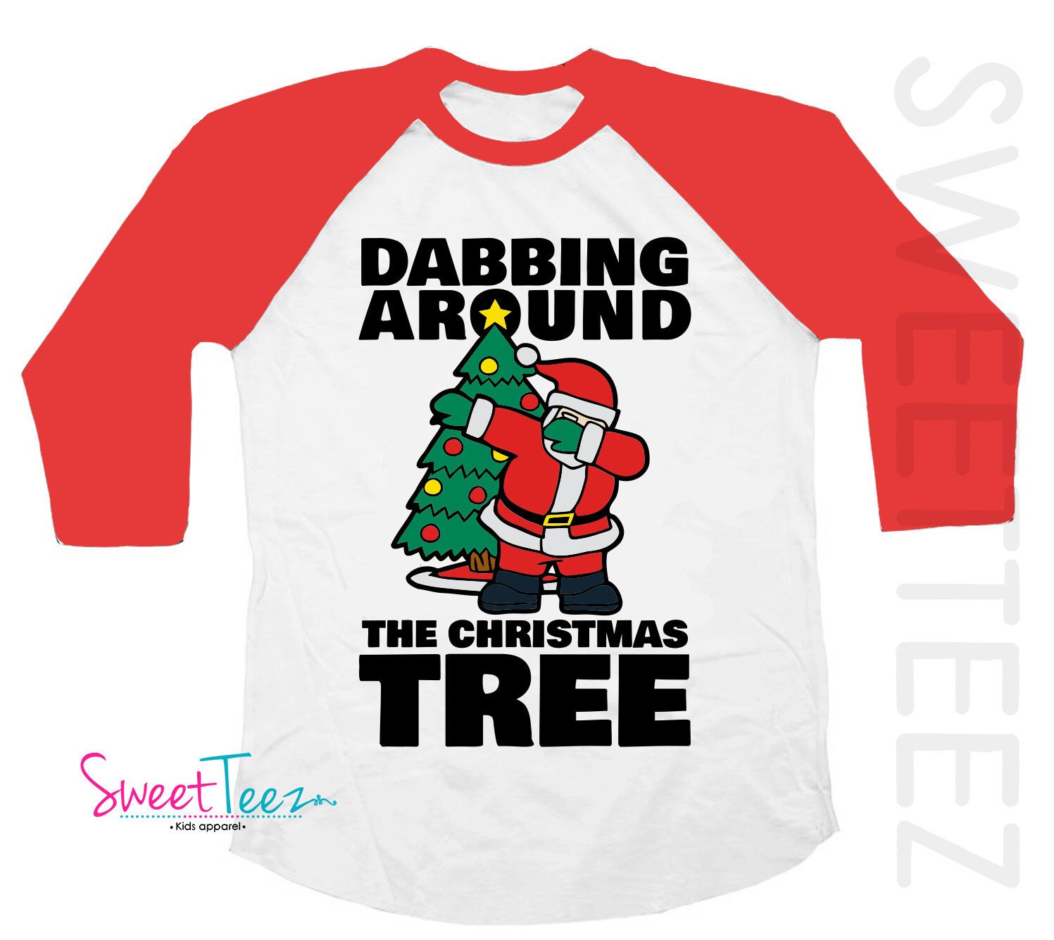 TEEPAAA Santa Dabbing Christmas Holiday T-Shirt TEEPAAA Santa Dabbing Christmas Holiday T-Shirt