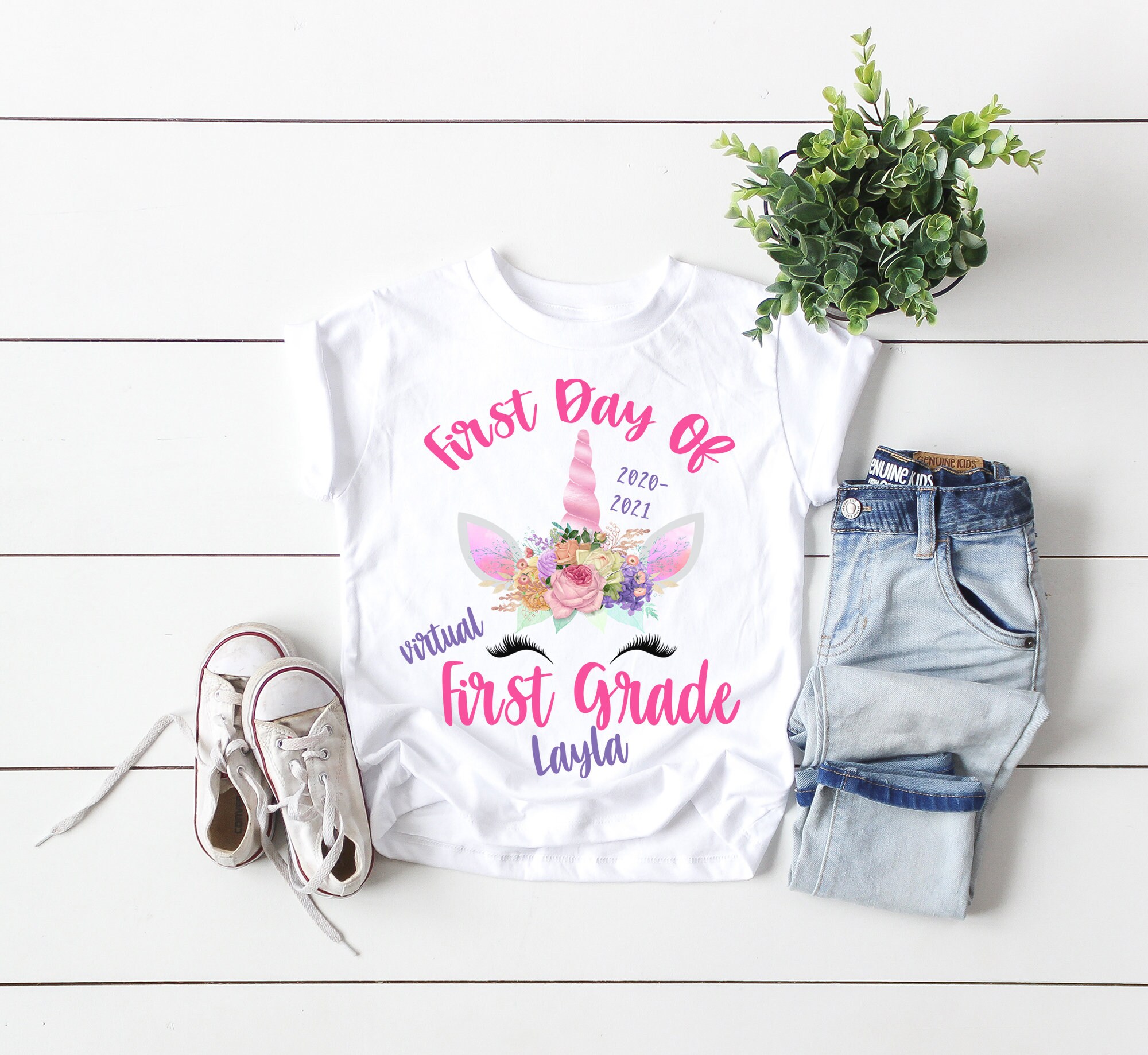 First Day of Kindergarten Shirt First Day of Kindergarten - Etsy