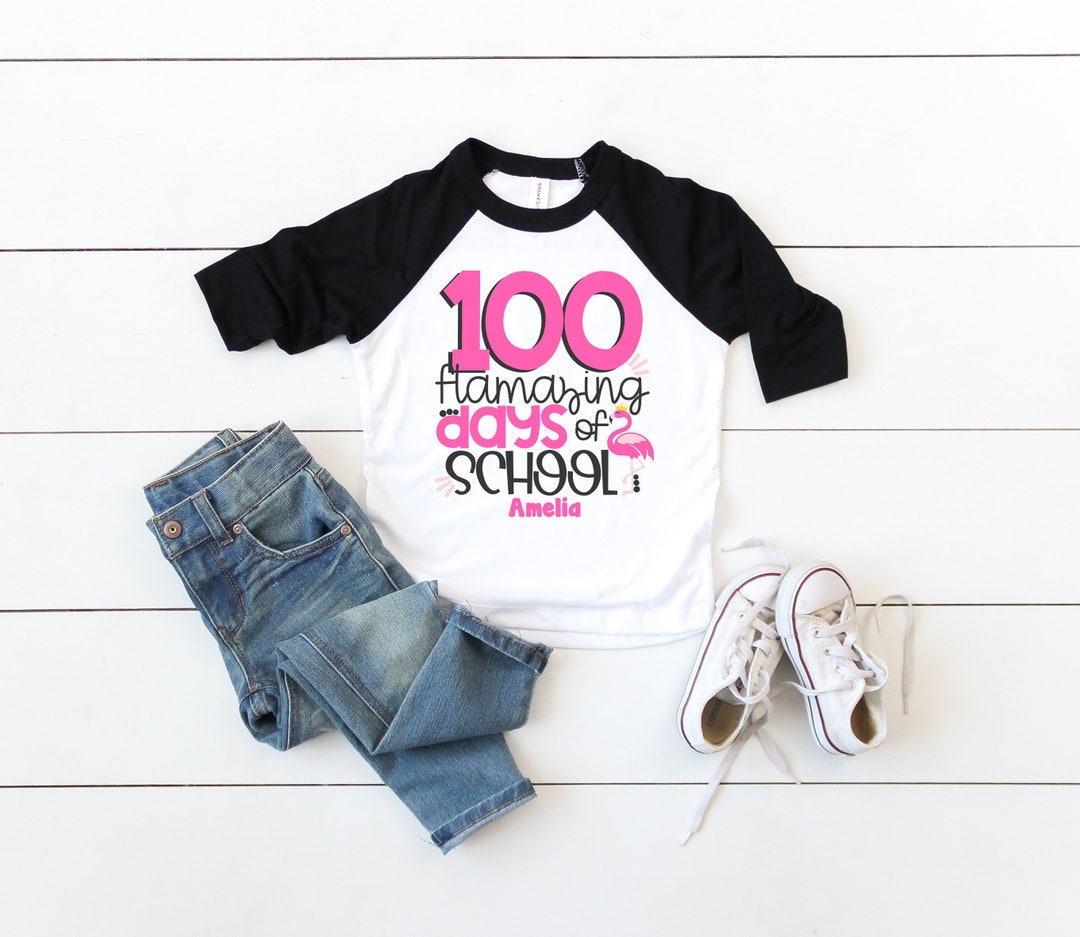 100 Days of School Shirt 100 Days of School Shirt for Girl - Etsy