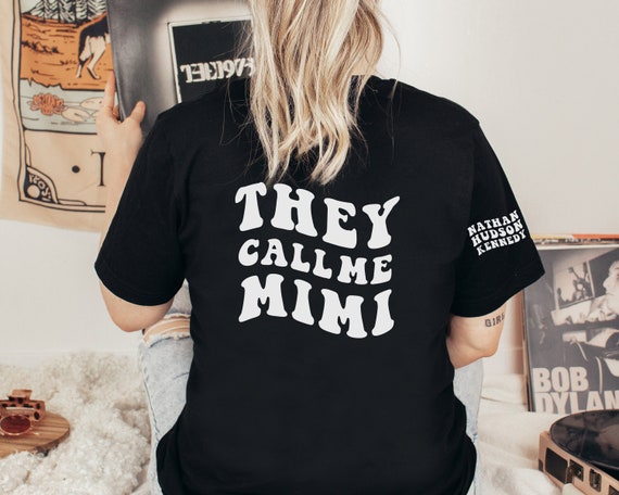 Camisa Mimi, con nombres, camisas de moda para mujer, regalos mimi
