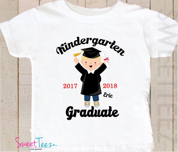 Kindergarten Graduation Shirt Personalized Kids tshirt | Etsy