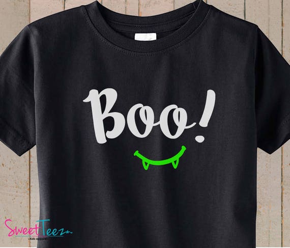 Halloween Shirt Trick or Treat Shirt Boy Girl Shirt Boo Shirt | Etsy