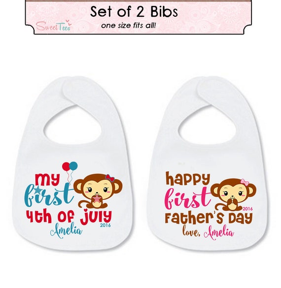 baby's first bibs set