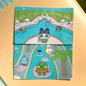 Summer Tamagotchi Postcards - Handmade Cute Kawaii Postcard