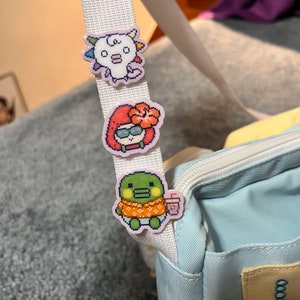 Summer Tamagotchi Pins - Handmade Shrink Plastic Pin