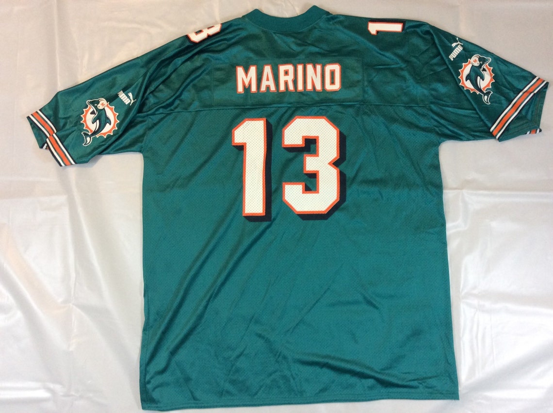 Vintage Dan Marino13 Miami Dolphins Puma jersey | Etsy