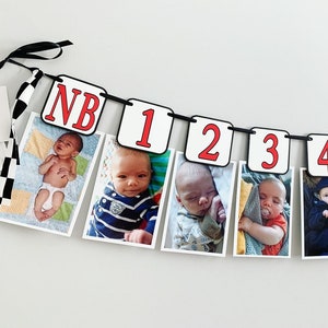 fast one first birthday party, photo banner, racing birthday decor, race car birthday party decorations, formula 1 racing, checkered flag