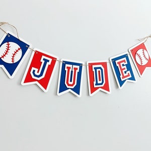 baseball birthday party*baseball name banner*rookie of the year*baseball party decorations*baseball birthday banner*baseball baby shower