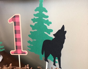 lumberjack first birthday party decorations, lumberjack centerpiece, lumberjack centerpiece, hunting birthday party, woodland birthday