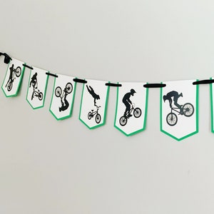 BMX Tricks Banner, BMX Birthday Party Decorations, BMX Decorations