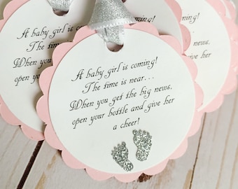 Barefoot wine sale baby shower favors