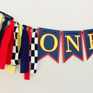 Red Bull F1 Inspired Birthday Banner, Race Car Theme