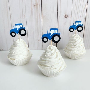 blue tractor birthday decorations, blue tractor baby shower, barnyard birthday party, farm birthday party, old macdonald baby shower