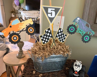 Monster Truck Party Etsy