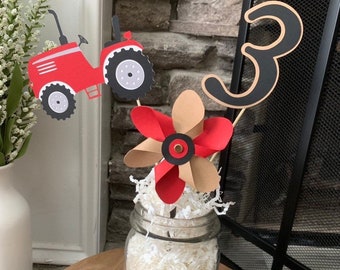 red tractor birthday*tractor birthday decorations*red tractor birthday banner*farm birthday*tractor barnyard birthday banner*tractor party