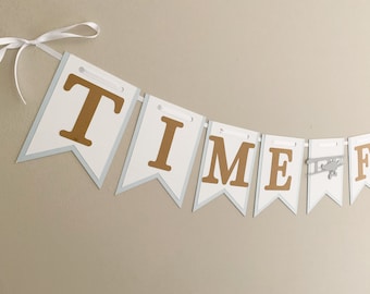 time flies first birthday, time flies banner, biplane birthday decorations, vintage airplane birthday decorations