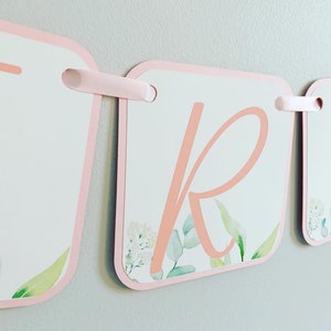 Pink Peter Rabbit Birthday Decorations, Girl Peter Rabbit Baby Shower Decorations, Peter Rabbit Birthday Banner, Easter Birthday, Baby Girl image 4