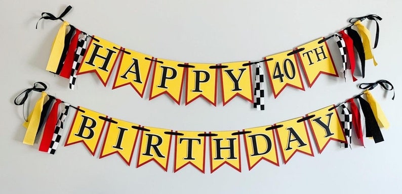 Racing Birthday Party, Race Car Birthday Banner, Monster Truck Birthday Party, Supercross Birthday Party, Dirt Bike Birthday Party image 2