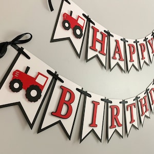 tractor banner * tractor birthday banner * tractor birthday party * tractor birthday decorations *tractor banner*farm party *tractor nursery