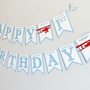 Time Flies First Birthday Highchair Banner