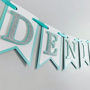 Bride and Co bridal shower decorations, Baby and Co Baby Shower Decorations, Name and Co Birthday Decorations, Silver Glitter First Birthday