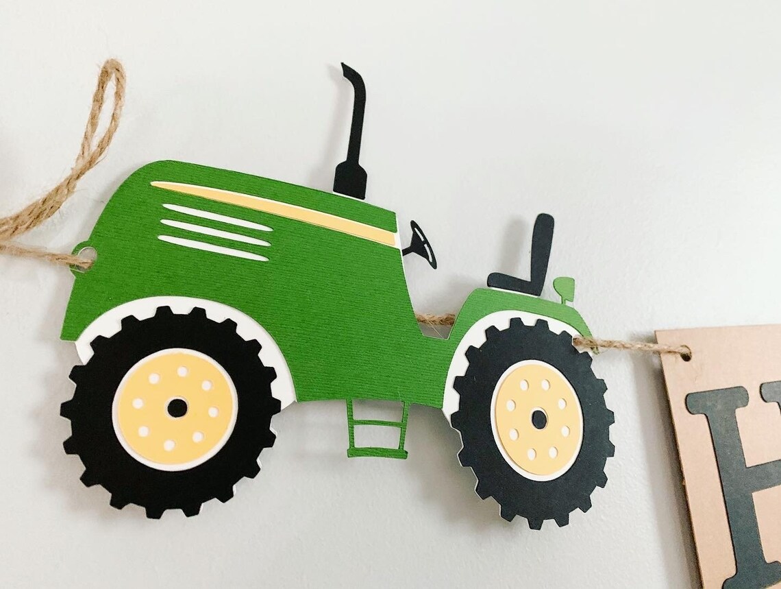 Tractor Birthday Decorations Tractor Barnyard Birthday Etsy