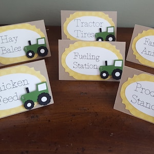 Tractor Party Food Tents