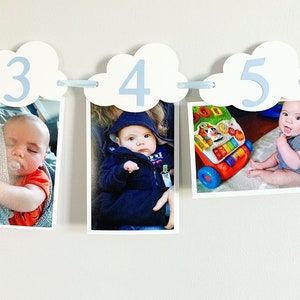 airplane first birthday photo banner