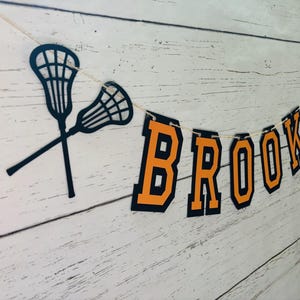 lacrosse custom phrase banner