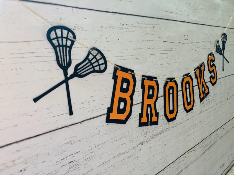 lacrosse custom phrase banner