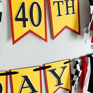 Racing Birthday Party, Race Car Birthday Banner, Monster Truck Birthday Party, Supercross Birthday Party, Dirt Bike Birthday Party image 3