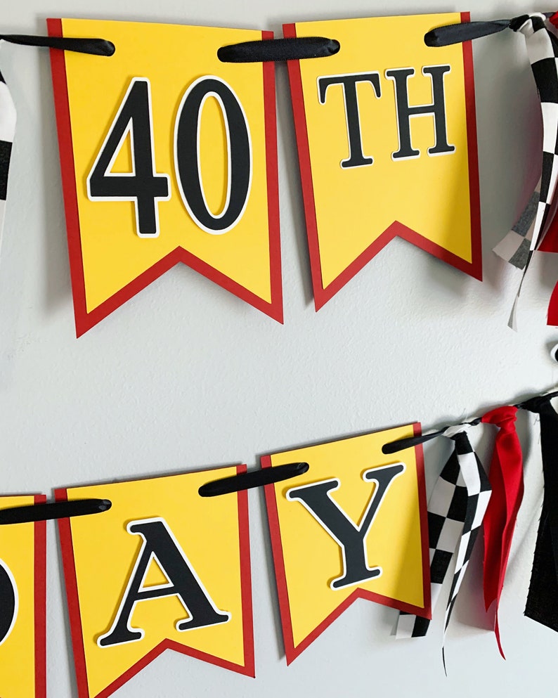 Racing Birthday Party, Race Car Birthday Banner, Monster Truck Birthday Party, Supercross Birthday Party, Dirt Bike Birthday Party image 3