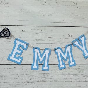 lacrosse custom phrase banner