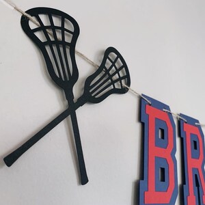 lacrosse custom phrase banner