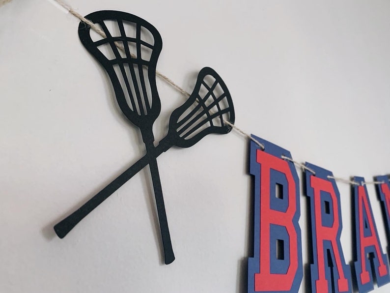 lacrosse custom phrase banner