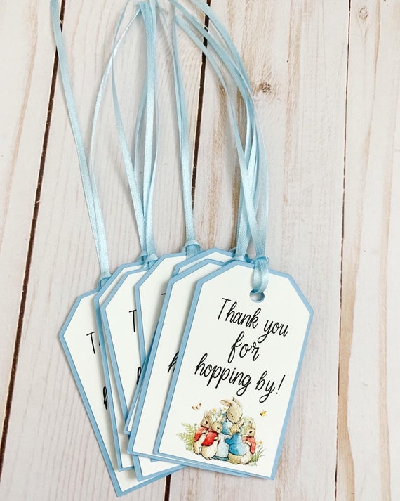 Peter Rabbit Birthday, Peter Rabbit Baby Shower Decorations, Peter Rabbit Favor Tags, Easter Birthday, Easter Baby Shower Il_570xn