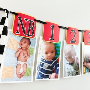 race car first birthday party, racing birthday banner, race car birthday party decorations