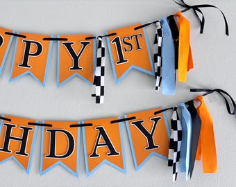 McLaren Formula 1 Racing Birthday Party Banner, F1 Racing Decorations