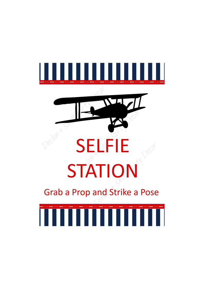Airplane Partytime Fliesrefueling Stationairplane Etsy