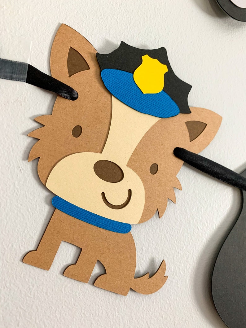 police happy birthday banner